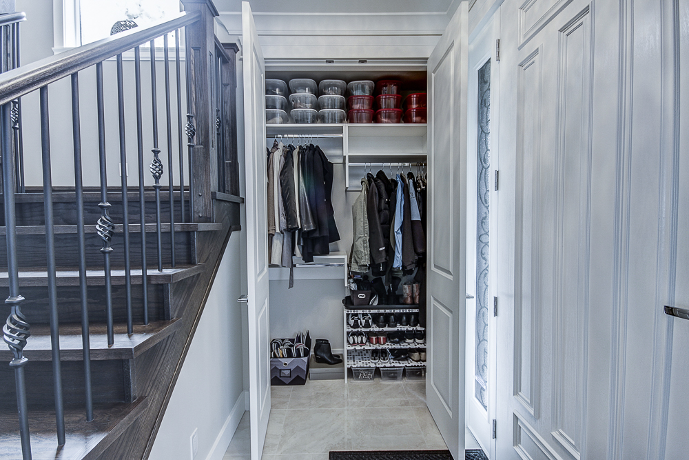 custom front hall closet