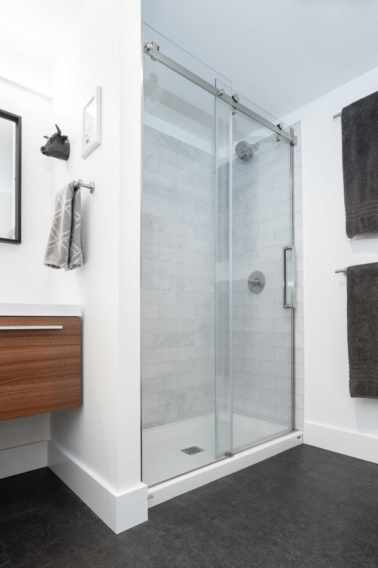 Port Moody townhouse bathroom upgrade shower