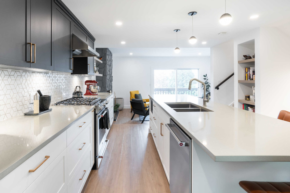 Port Moody townhouse kitchen counters