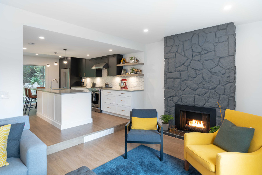 Port Moody townhouse upgrade living room