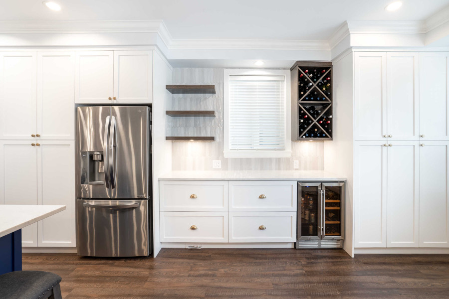 Langley kitchen upgrade beverage bar