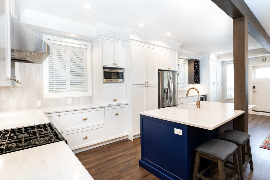 Langley transitional style kitchen