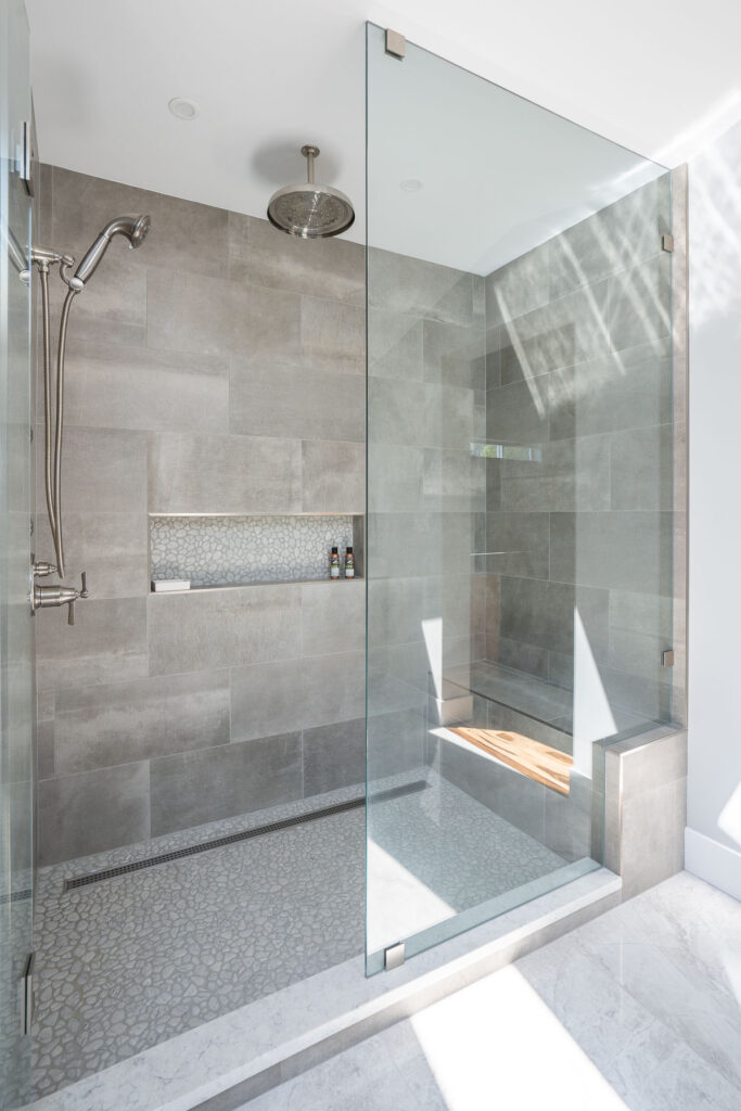 master bathroom shower in Port Moody renovation