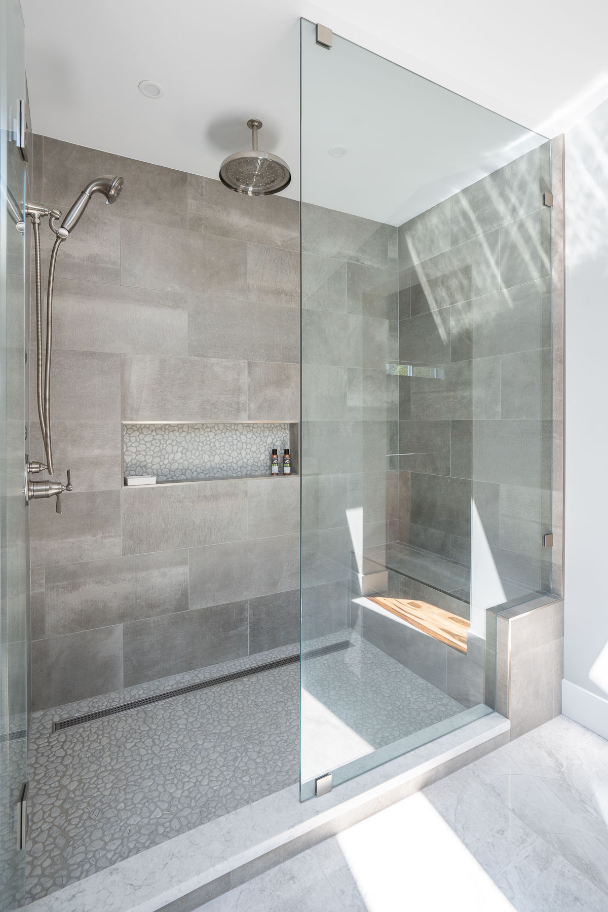 master bathroom shower in Port Moody renovation
