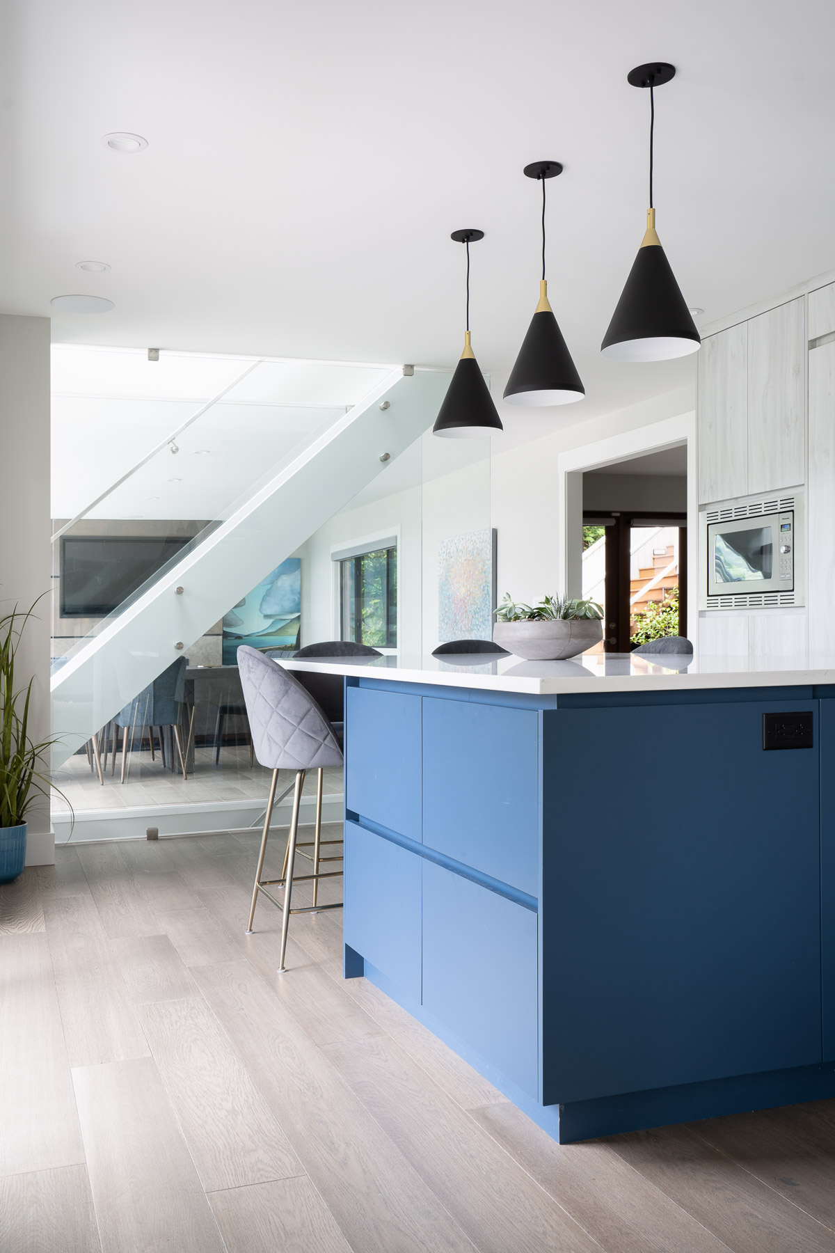 West Van remodel open concept kitchen