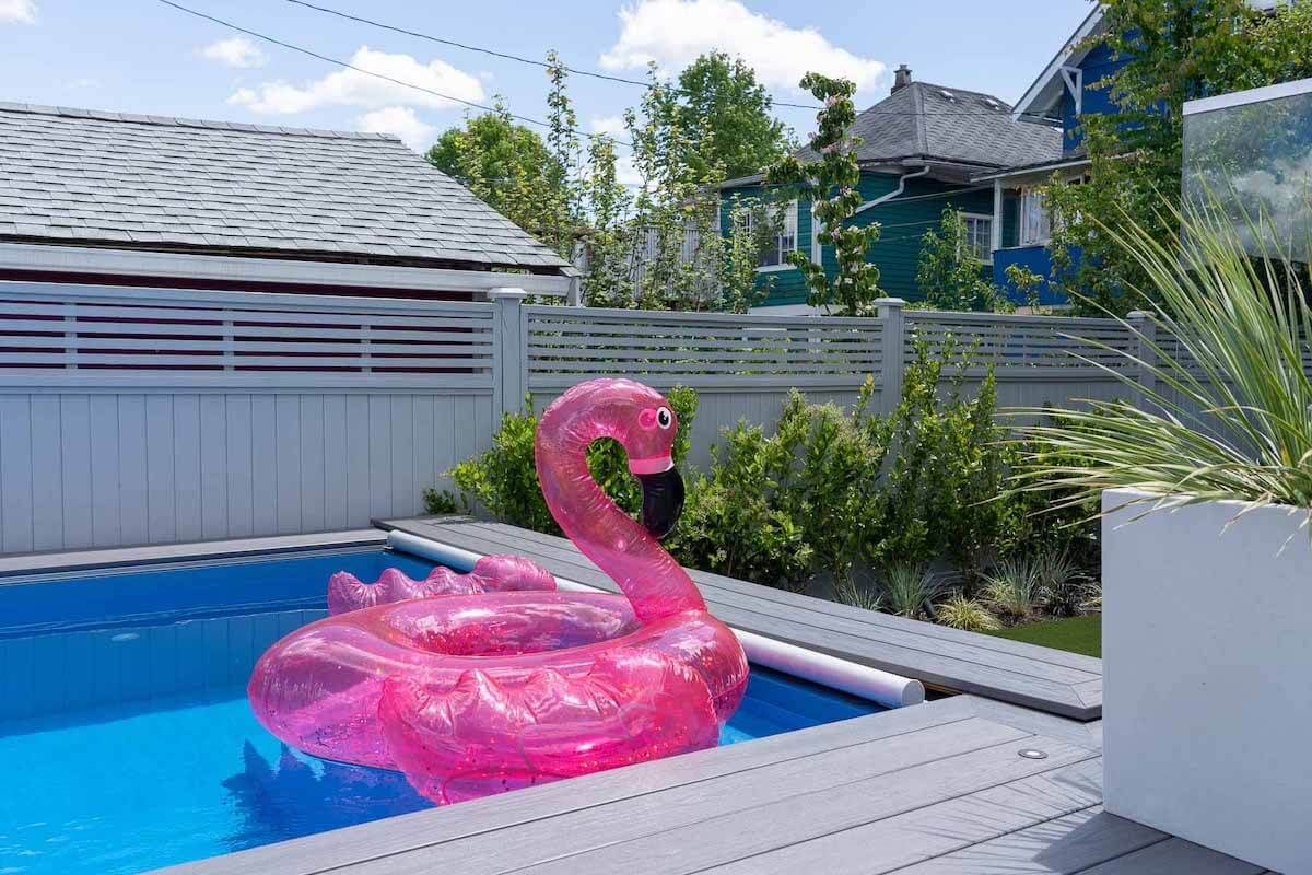 modern plunge pool Vancouver