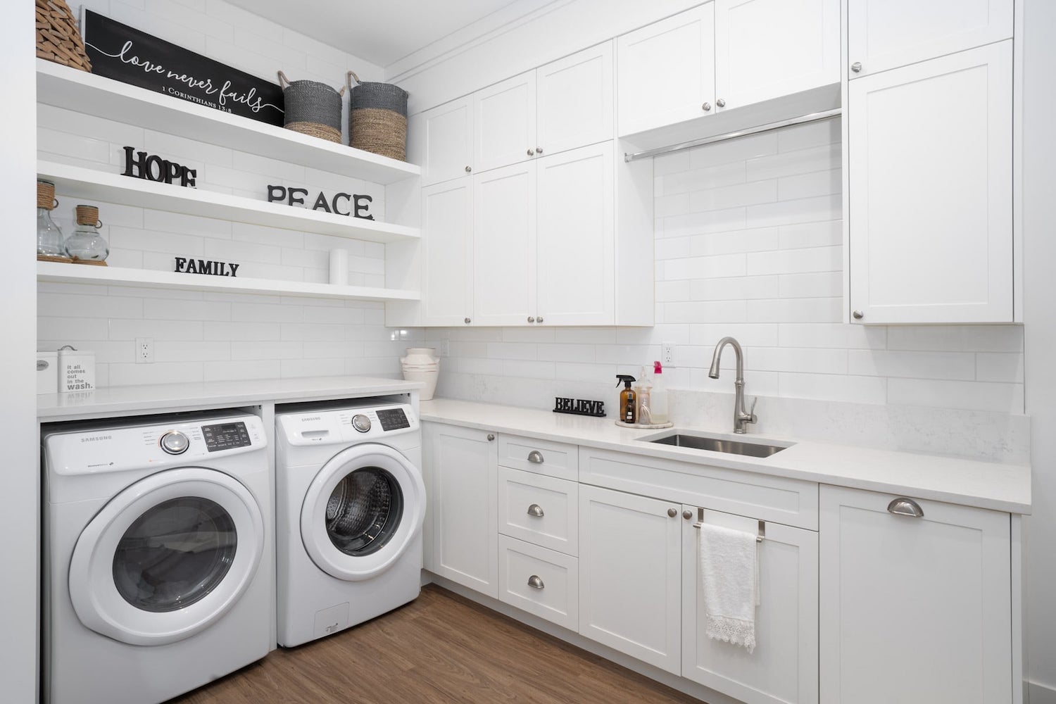 Langley in-law suite laundry