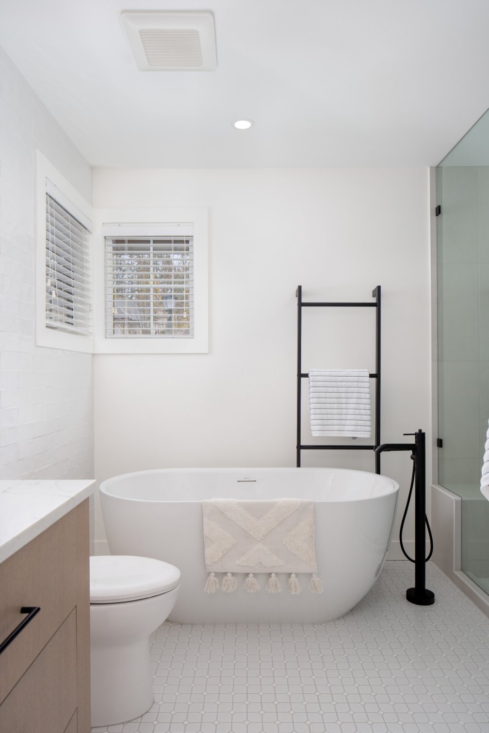 modern ensuite bath remodel Port Moody