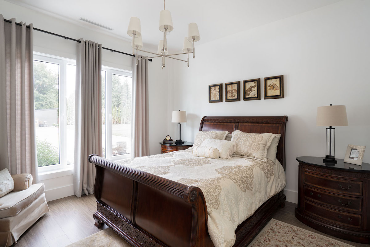 Langley custom in-law suite bedroom