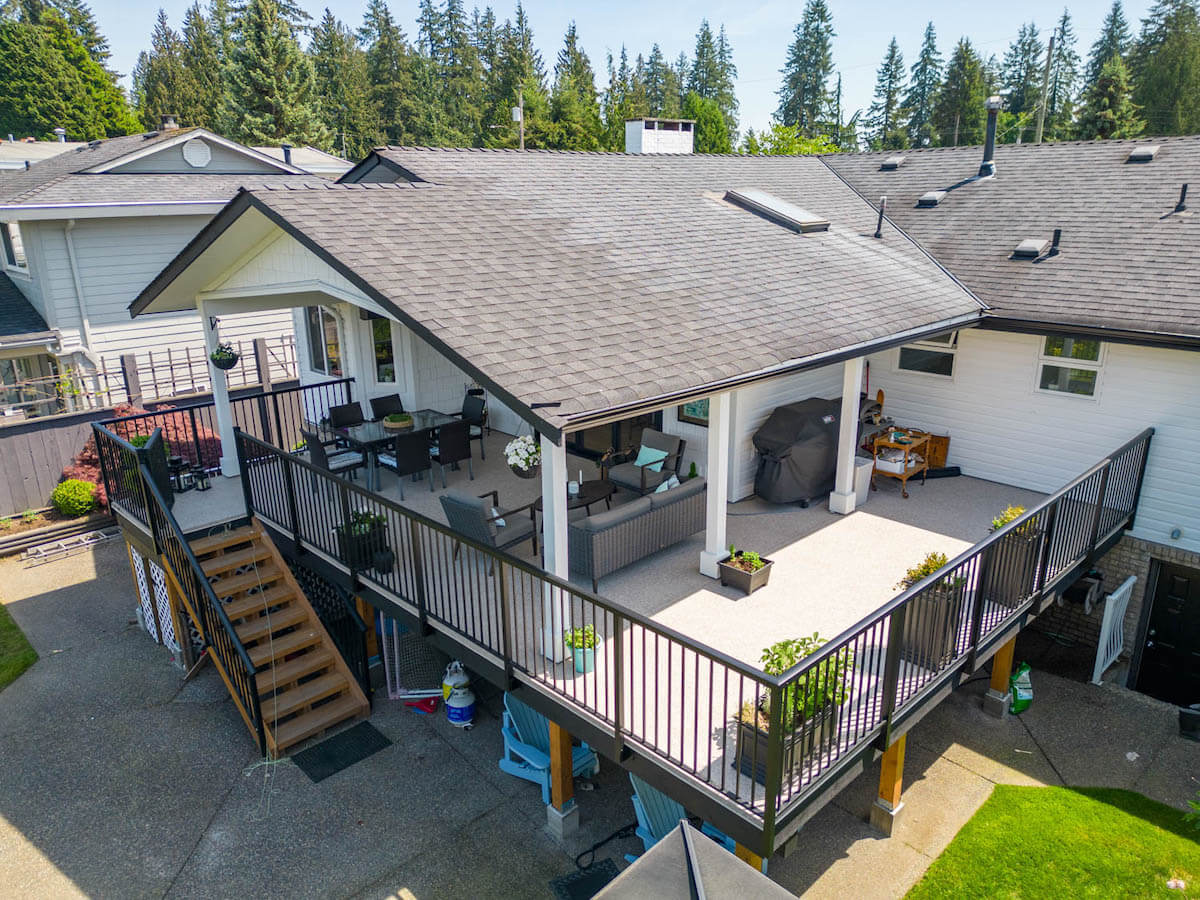 coquitlam back deck remodel